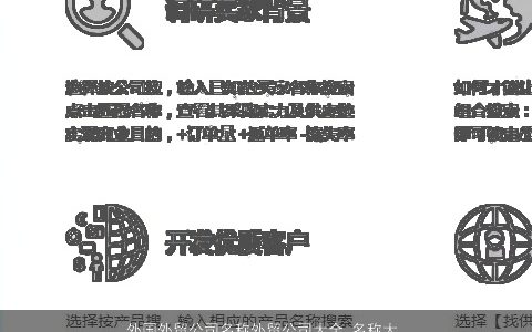 外国外贸公司名称外贸公司大全,名称大全,怎么取霸气好听的公司公司名字大全,