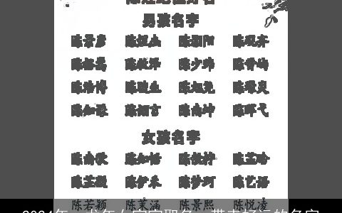 2024年，龙年女宝宝取名，带来好运的名字