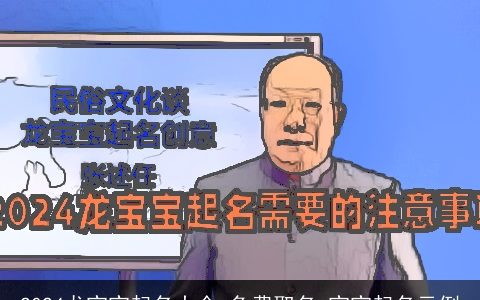 2024龙宝宝起名大全,免费取名,宝宝起名示例