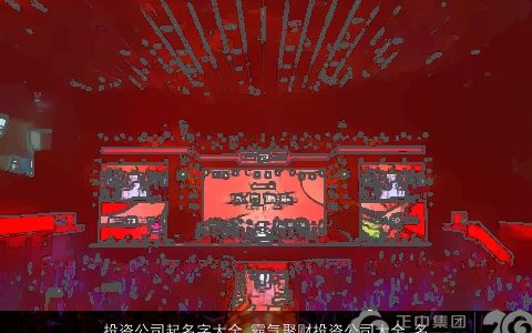 投资公司起名字大全,霸气聚财投资公司大全,名字大全,2024温柔文静霸气的公司公司名筛选