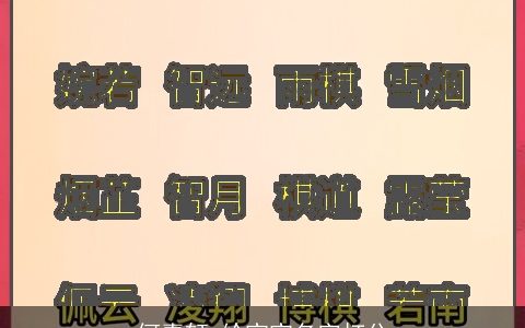 何嘉轩,给宝宝名字打分