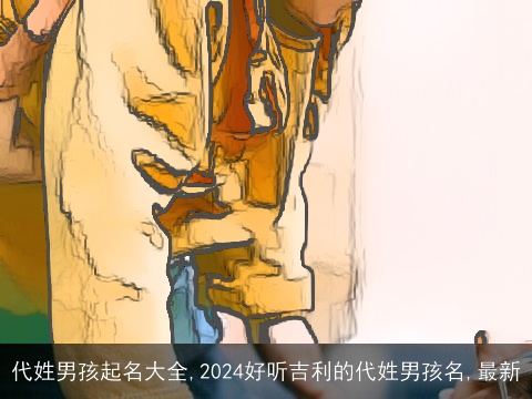 代姓男孩起名大全,2024好听吉利的代姓男孩名,最新