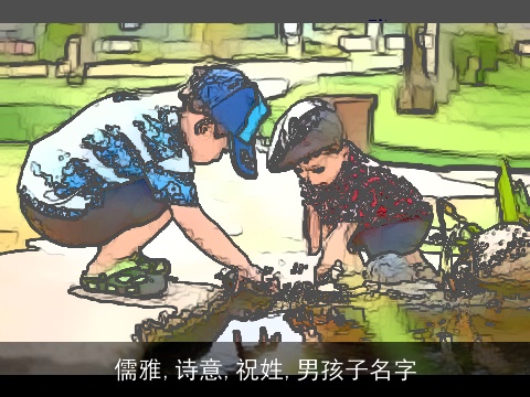 儒雅,诗意,祝姓,男孩子名字