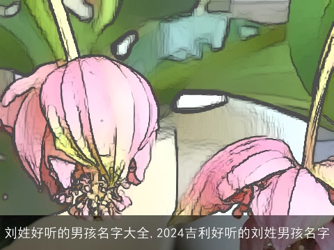 刘姓好听的男孩名字大全,2024吉利好听的刘姓男孩名字