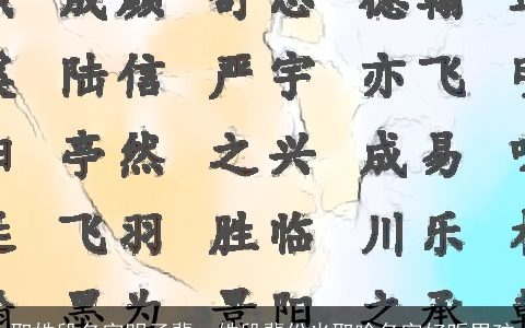 取姓段名字明子辈，姓段辈份光取啥名字好听男孩