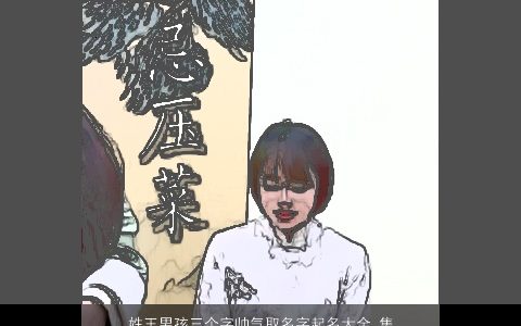 姓王男孩三个字帅气取名字起名大全,集2024好听帅气的王姓男孩名字大全,