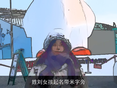 姓刘女孩起名带米字旁