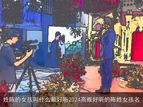 姓陈的女孩叫什么最好听2024高雅好听的陈姓女孩名