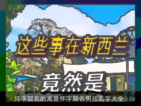 怀字取名的寓意怀字取名男孩名字大全,