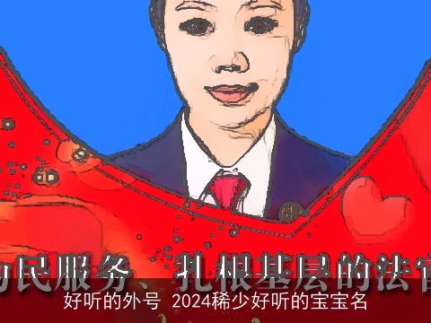 好听的外号 2024稀少好听的宝宝名