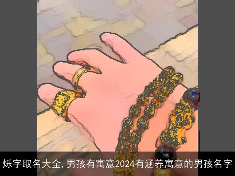 烁字取名大全,男孩有寓意2024有涵养寓意的男孩名字