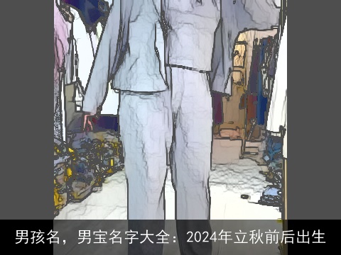 男孩名，男宝名字大全：2024年立秋前后出生