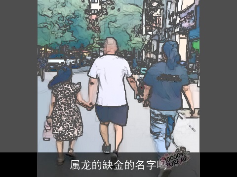 属龙的缺金的名字吗