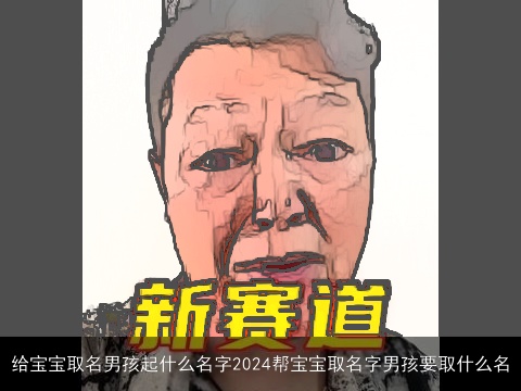 给宝宝取名男孩起什么名字2024帮宝宝取名字男孩要取什么名