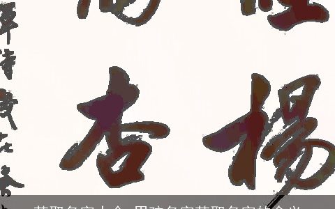 苏取名字大全,男孩名字苏取名字的含义