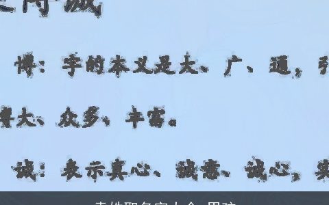 袁姓取名字大全,男孩