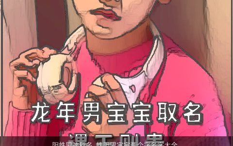 阳姓男孩取名_姓阳男宝宝两个字名字大全, 2024好听稀少的阳姓男孩男宝宝名字精选