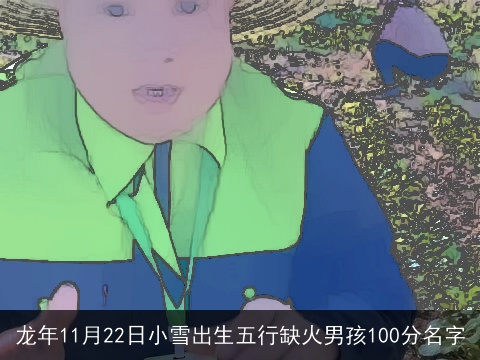 龙年11月22日小雪出生五行缺火男孩100分名字