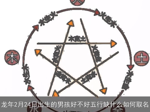 龙年2月24日出生的男孩好不好五行缺什么如何取名