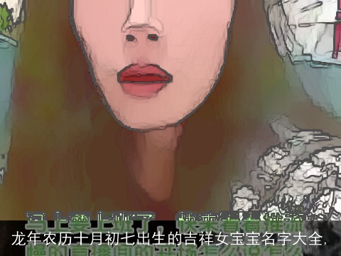 龙年农历十月初七出生的吉祥女宝宝名字大全,