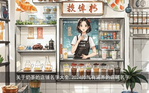 关于奶茶的店铺名字大全,2024帅气有涵养的店铺名字